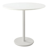 Cane-line Go café table base, White, aluminum