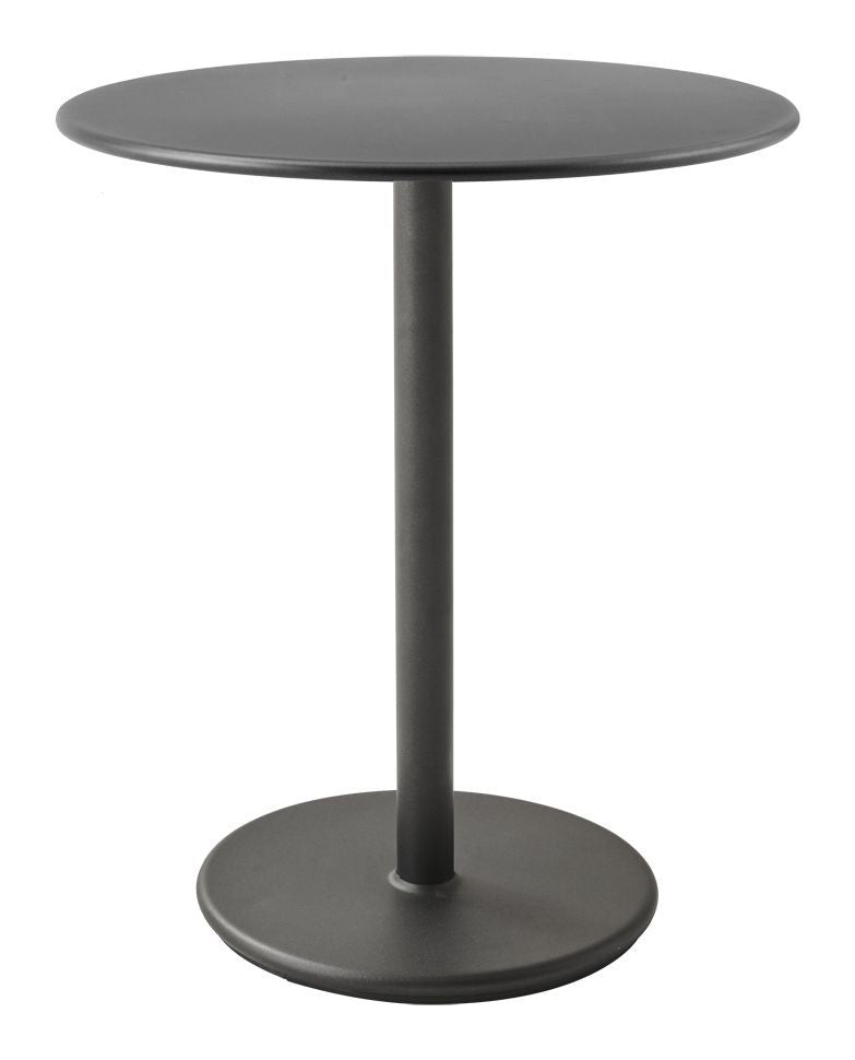 Cane-line Go café table base, Lava gray, aluminum