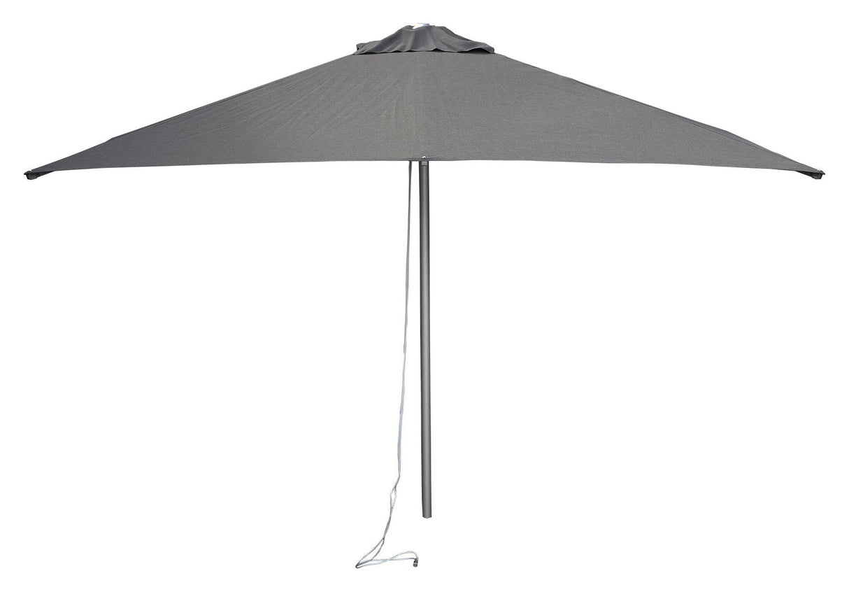 Cane-line Harbor umbrella with drawcord 3x3 m, Anthracite