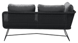 Cane-line Horizon 2-pers. Lounge sofa right module, Black, Cane-line Weave