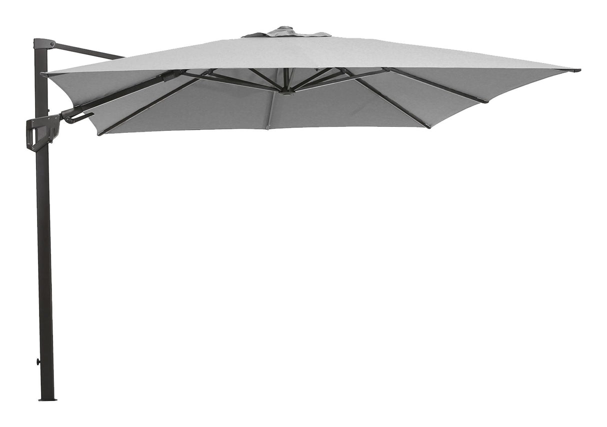 Cane-line Hyde luxe tilt Parasol 3x3 m, Light gray