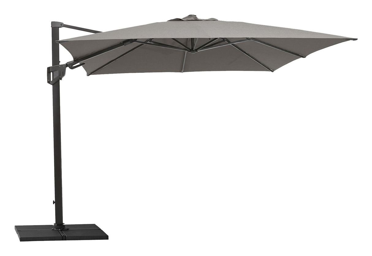 Hyde luxe tilt Parasol 3x3 m, Taupe