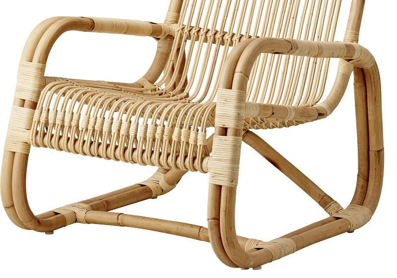 Cane-line INDOOR Curve Lounge Chair, Nature