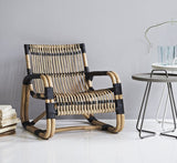 Cane-line INDOOR Curve Lounge Chair, Nature Rattan