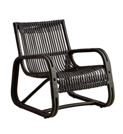 Cane-line INDOOR Curve Lounge Chair, Black