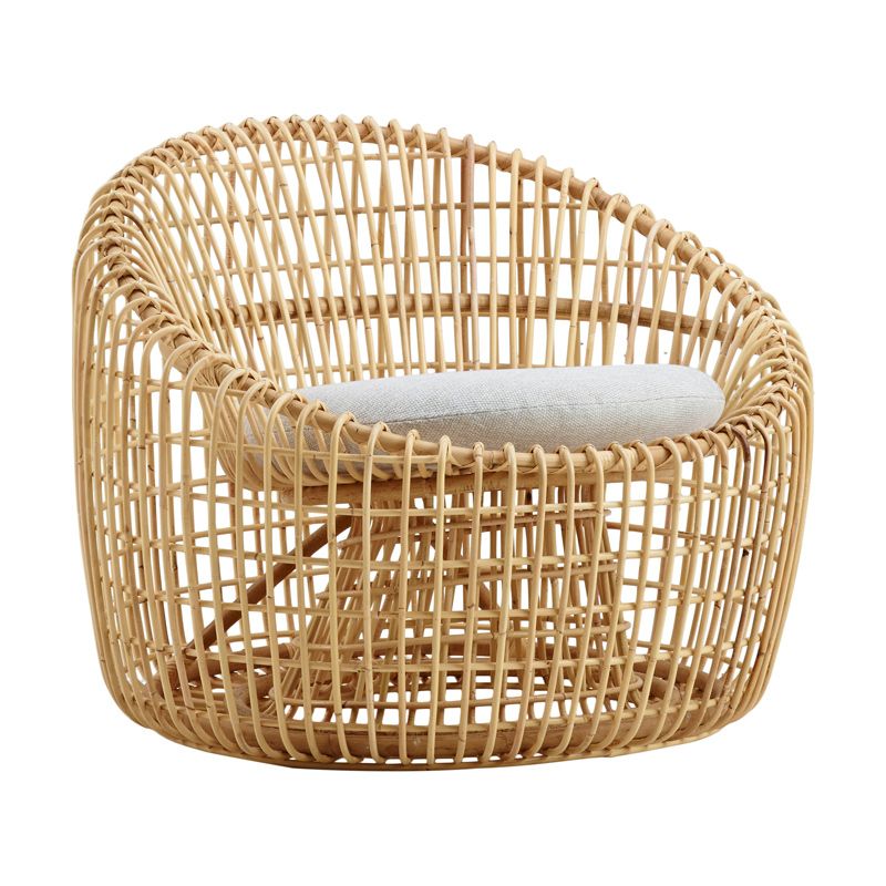 Cane-line INDOOR Nest Lounge Chair, Nature