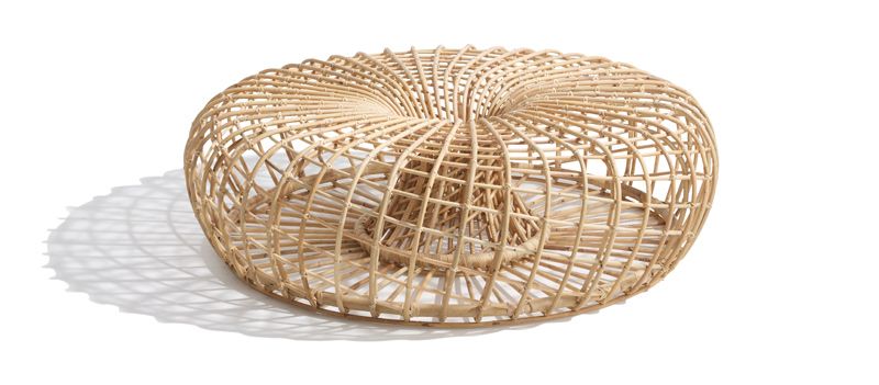 Cane-line INDOOR Nest Stool, Nature, Ø130