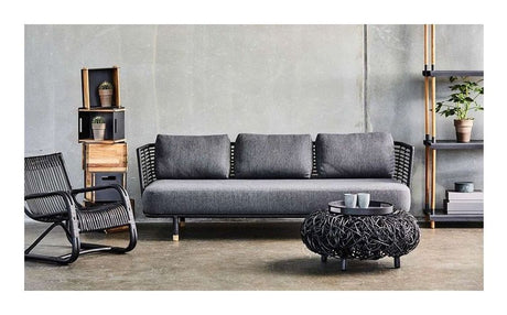 Cane-line INDOOR Sense Lounge Sofa, Black