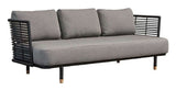 Cane-line INDOOR Sense Lounge Sofa, Black