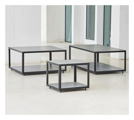 Level Table Top Set for Coffee Table Gray, 120x60