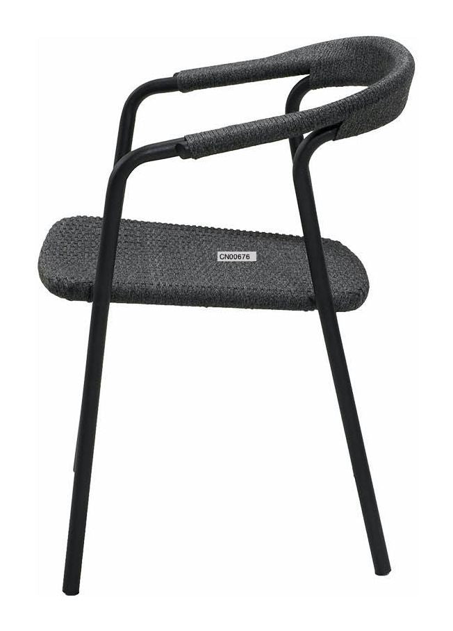 Cane-line Noble Garden Chair, Dark Gray, Cane-line Soft Rope