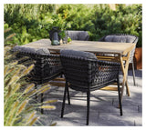 Cane-line Ocean Garden Chair, Dark Gray Cane-line Soft Rope