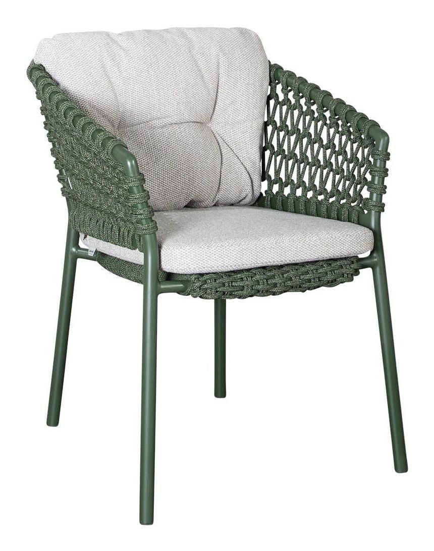 Cane-line Ocean Garden Chair, Dark Green Cane-line Soft Rope