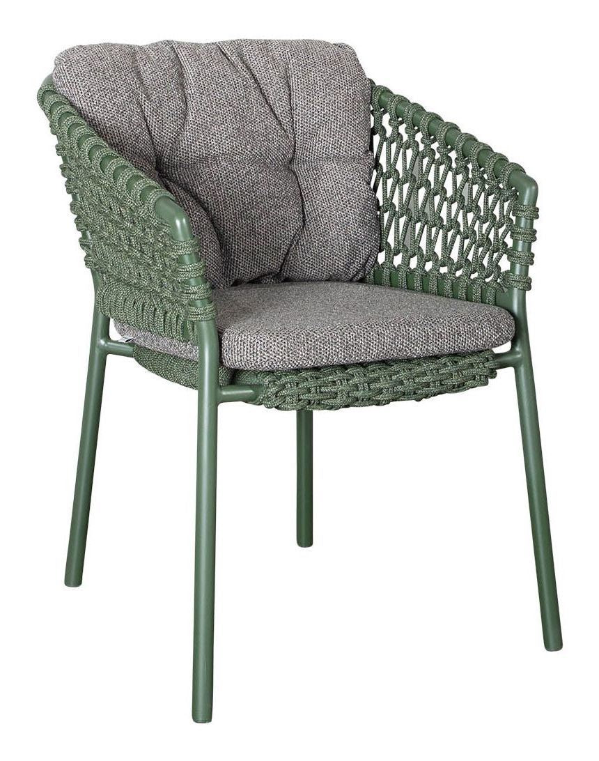 Cane-line Ocean chair cushion set, Dark Gray, Cane-line Wove