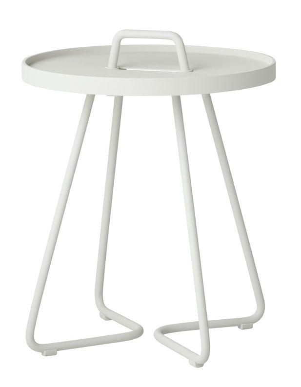 Cane-line On-the-move side table extra small, White