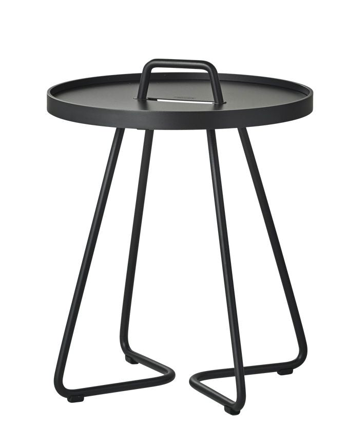 Cane-line On-the-move side table extra small, Black