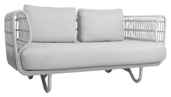 Cane-line OUTDOOR Nest 2-seater sofa, White