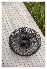 Cane-line OUTDOOR Nest footstool Ø130, Lava gray