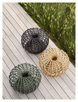 Cane-line OUTDOOR Nest footstool small, Dark green