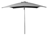 Shadow umbrella with drawstring, 3x3 m, Light gray, aluminum