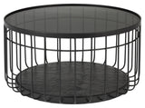 homii Lance Coffee Table Black, Ø60