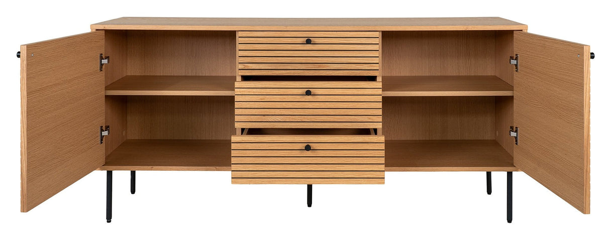 Kyoto, Sideboard 74cm, oak/black