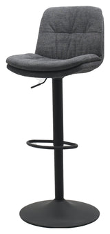 Colville, bar stool - gray/black