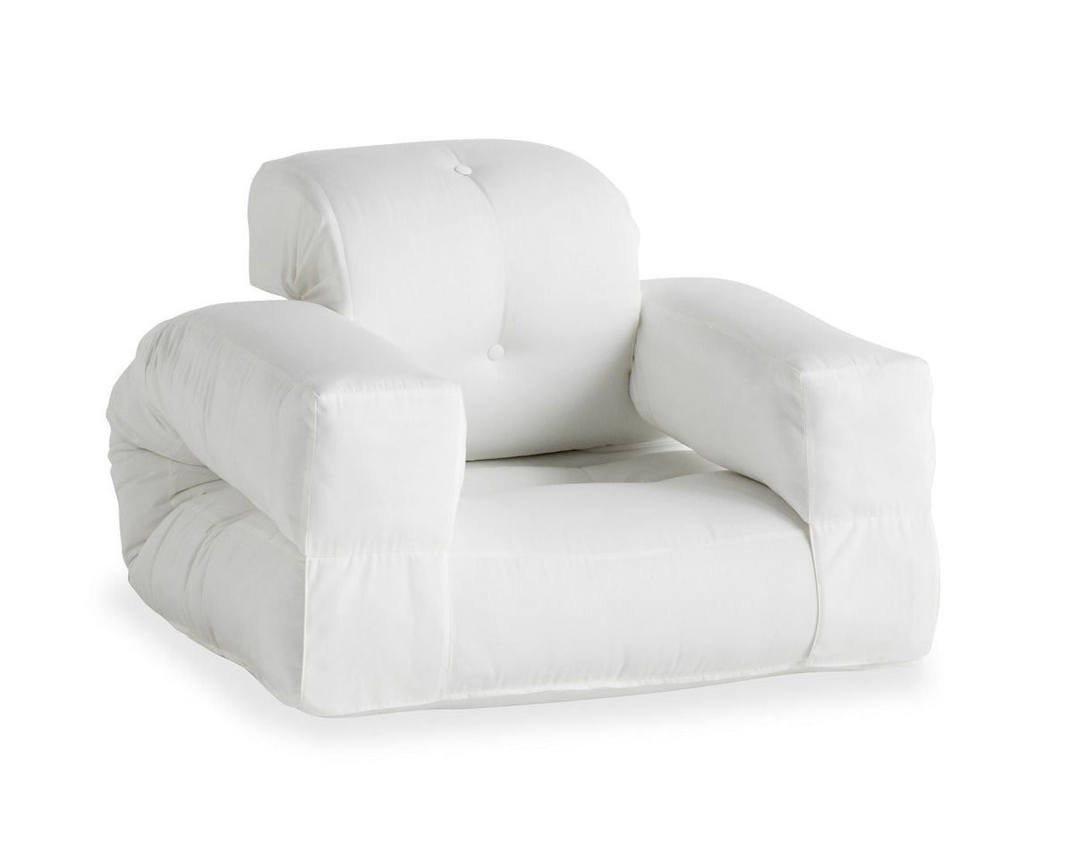 Hippo Out Futon Chair, White