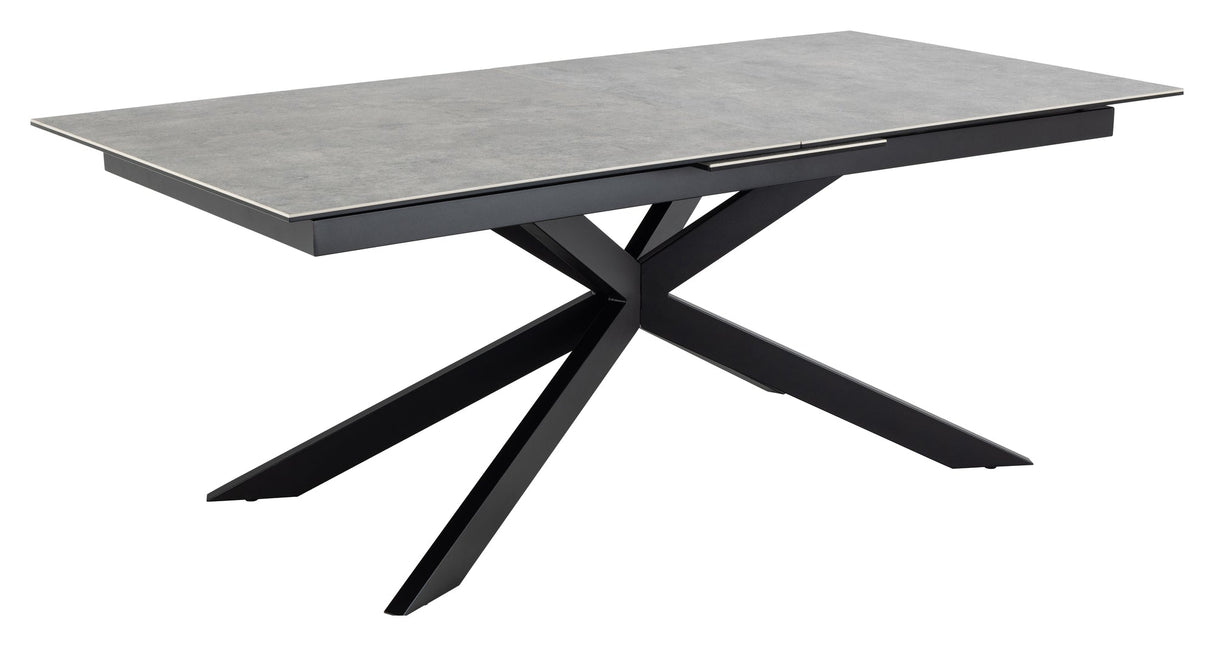 Irwine, dining table 200/240cm - gray