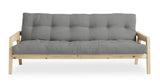 GRAB Sofa bed 130x200, Nature/Gray