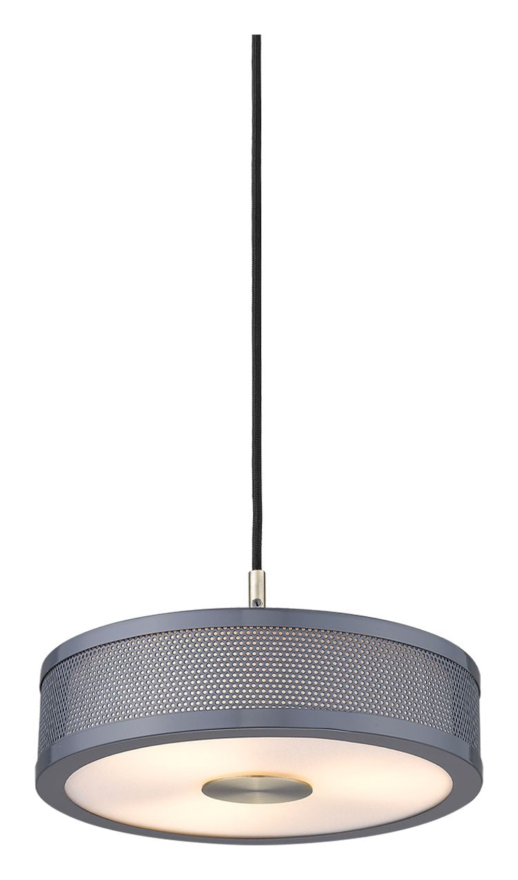 Halo Design Frame Pendant Ø24, Light Gray/Antique