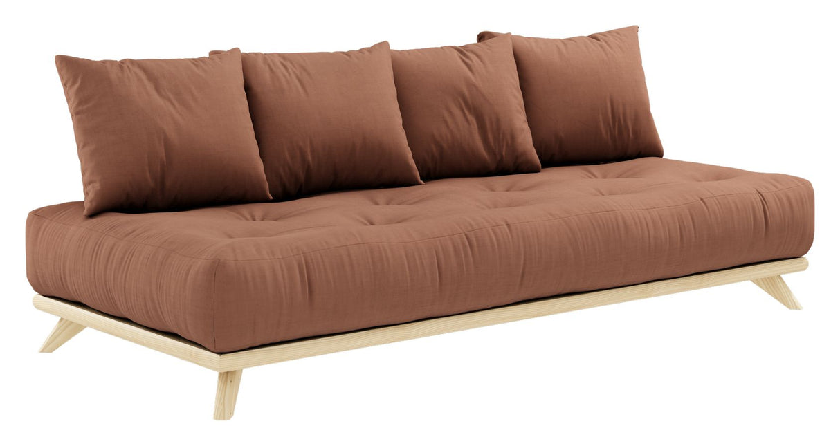 Senza Daybed, Pine/Clay brown