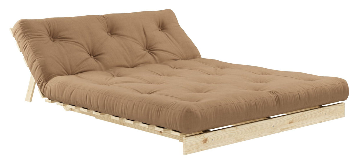 Roots 140 Sofa bed, Mocca/Nature