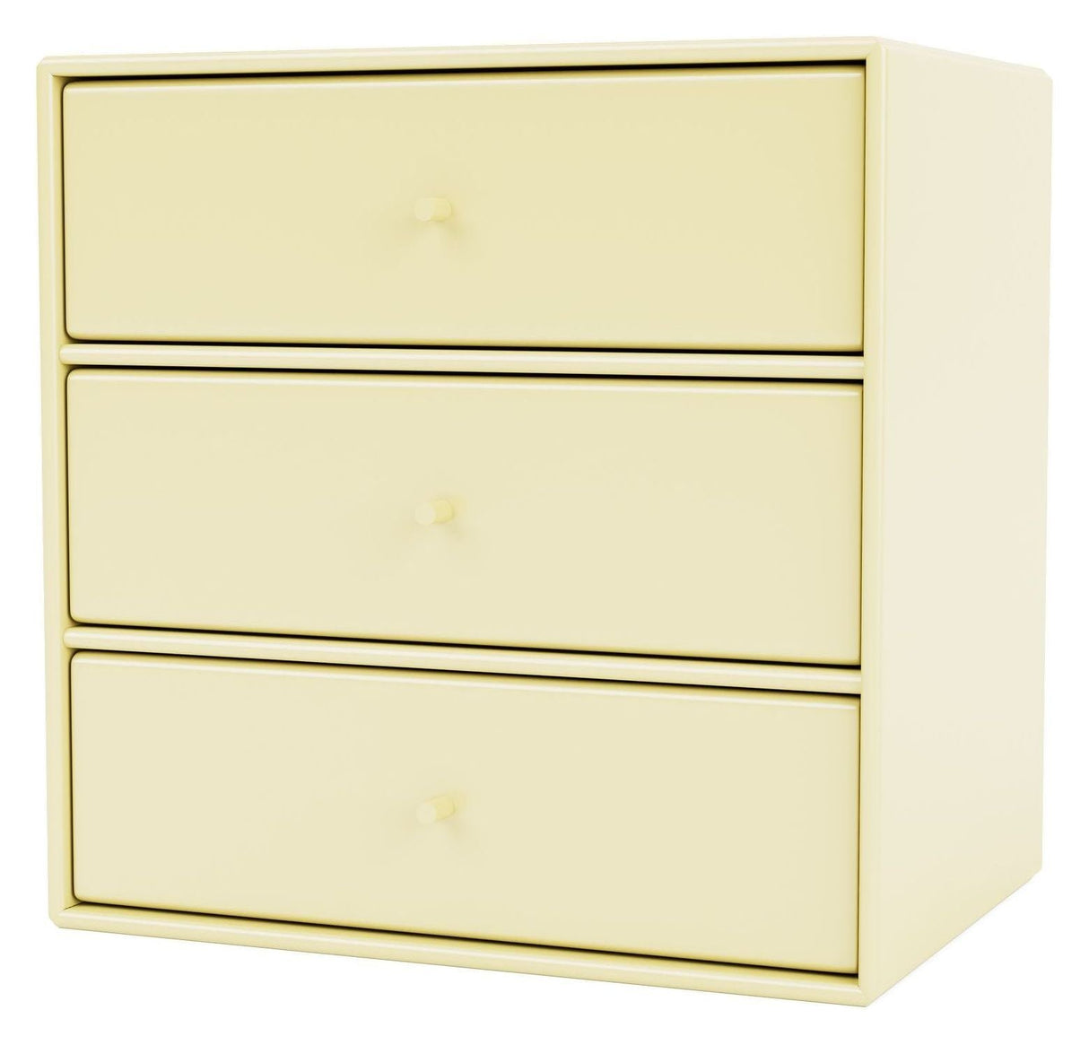 Mini Shelf Module w. 3 drawers, Camomile