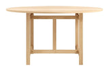 H-frame Dining table, Ø140, Oak