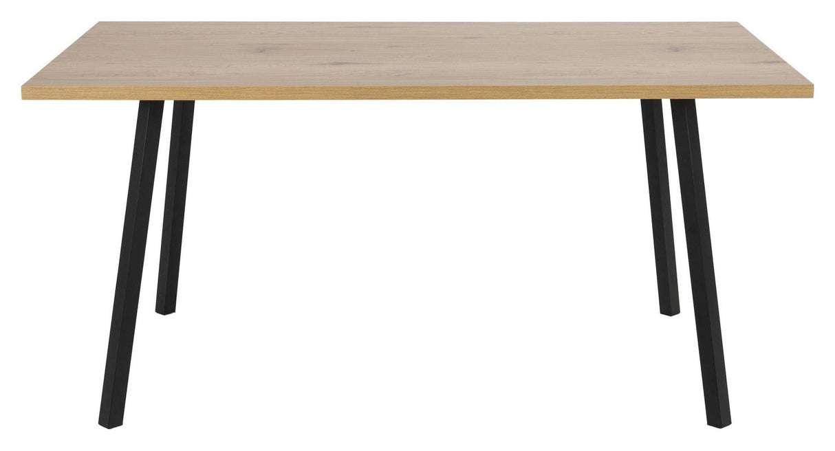 Cenny Dining Table, Melamine Vildeg, 160x90