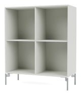 SHOW Bookshelf with silver legs, Nordic