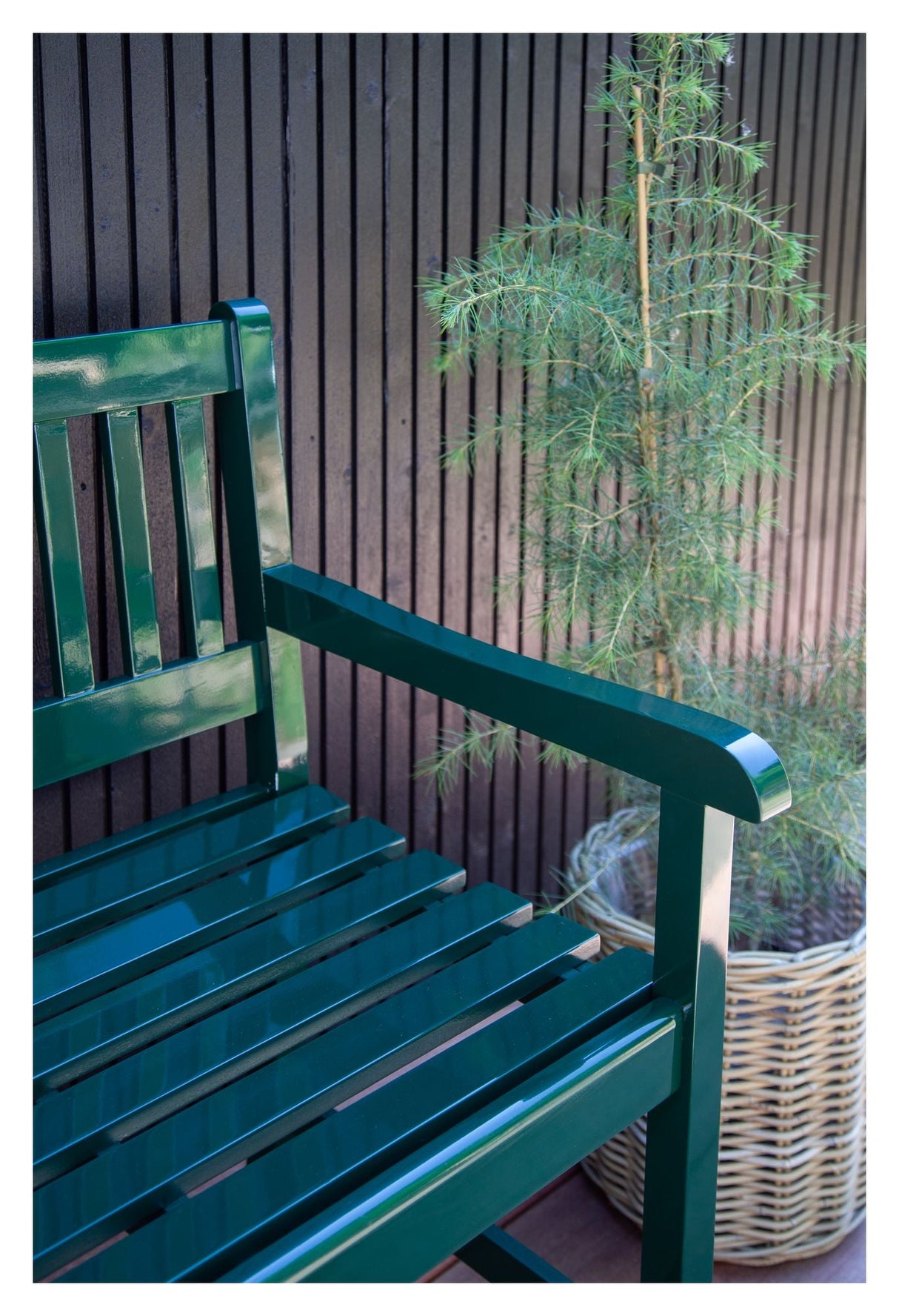 Brighton 2-pers. Garden bench, Green