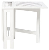 Butterfly Folding table, White painted mahogany