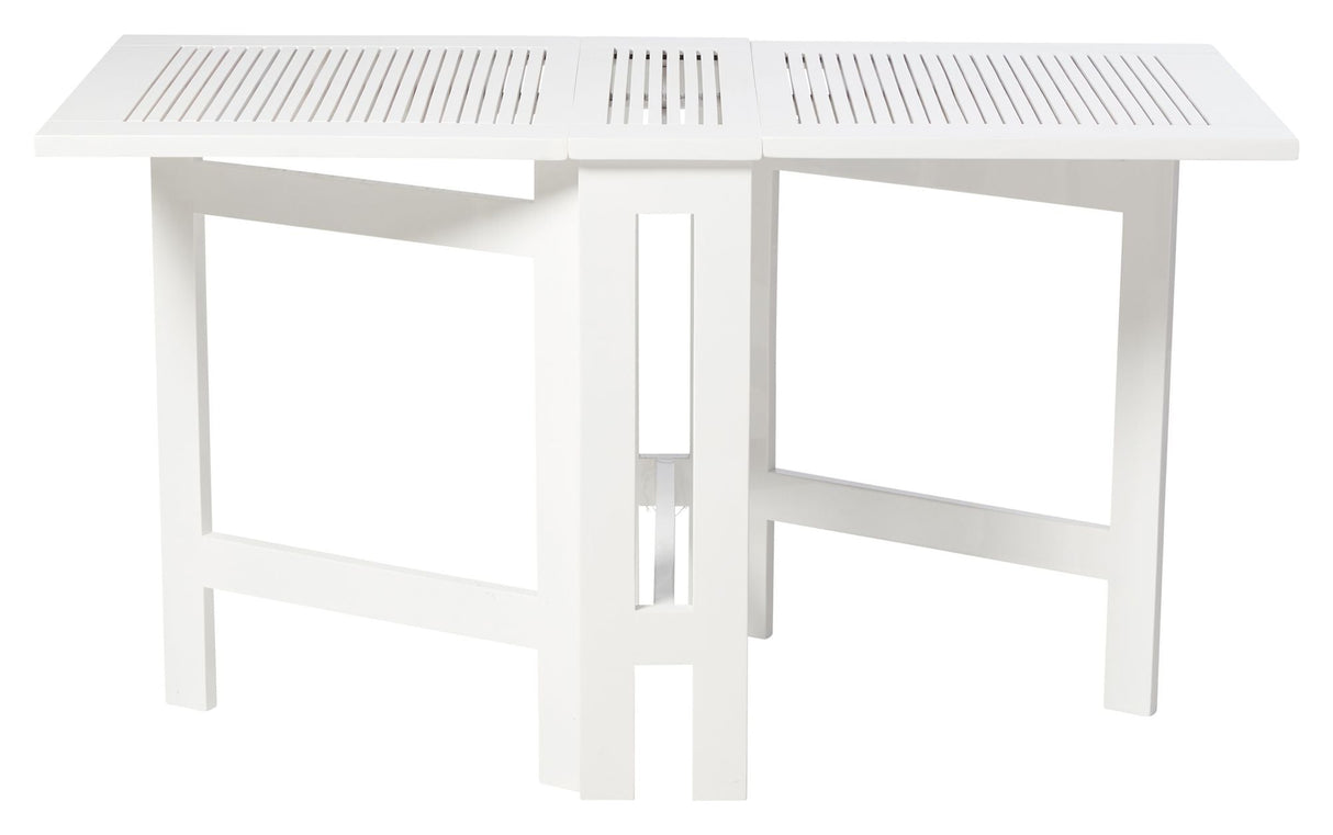 Butterfly Folding table, White painted mahogany