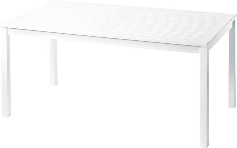 Løkken Garden table, White painted mahogany