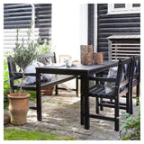 Loop Garden Furniture Set, Black Mahogany