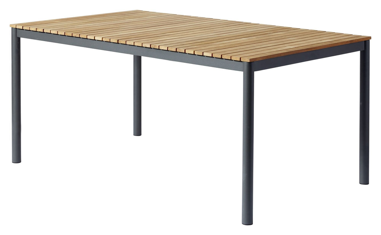 Mood Garden Table, Teak/Dark Gray, 167,5x100