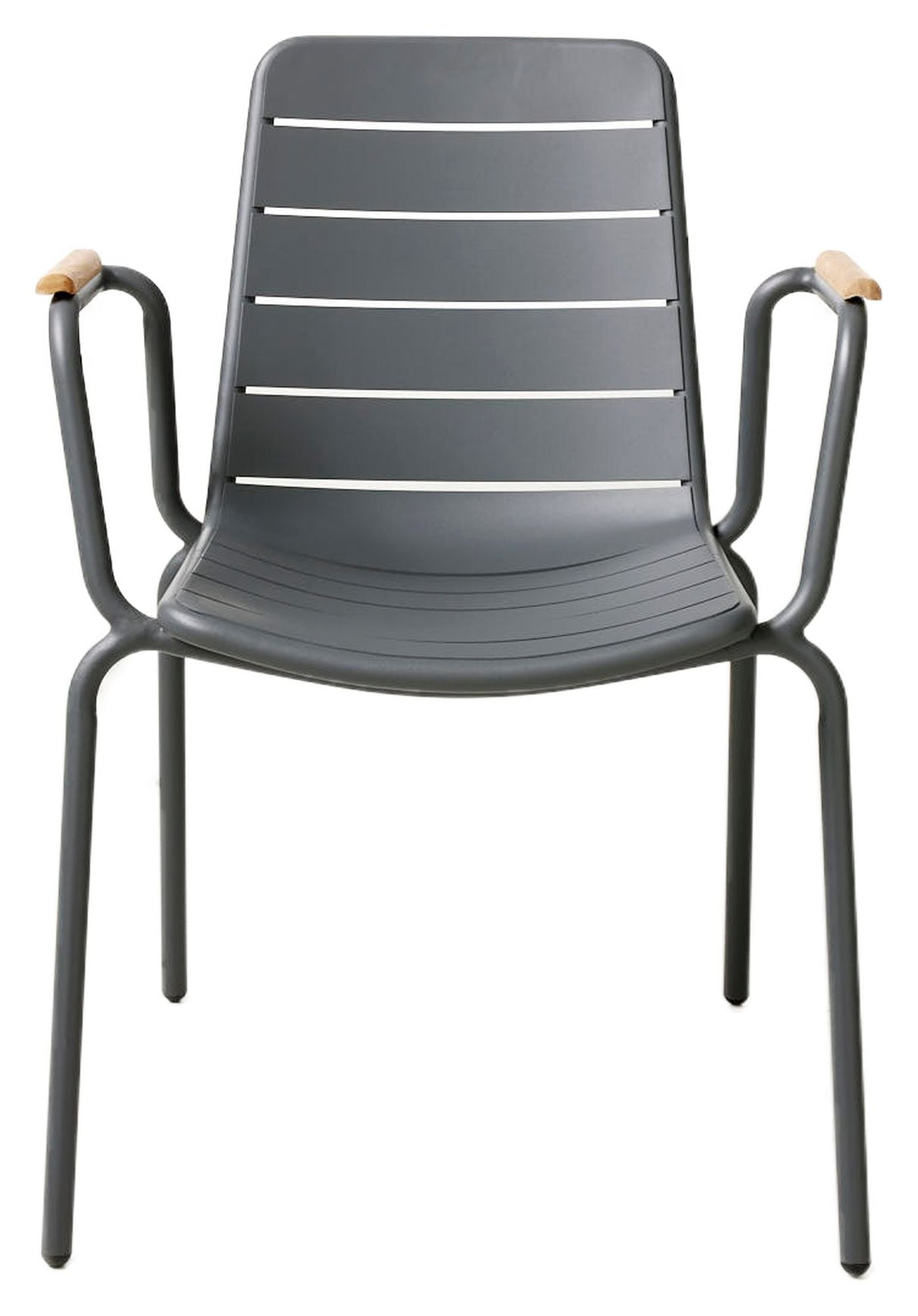 Parc chair, Anthracite/teak