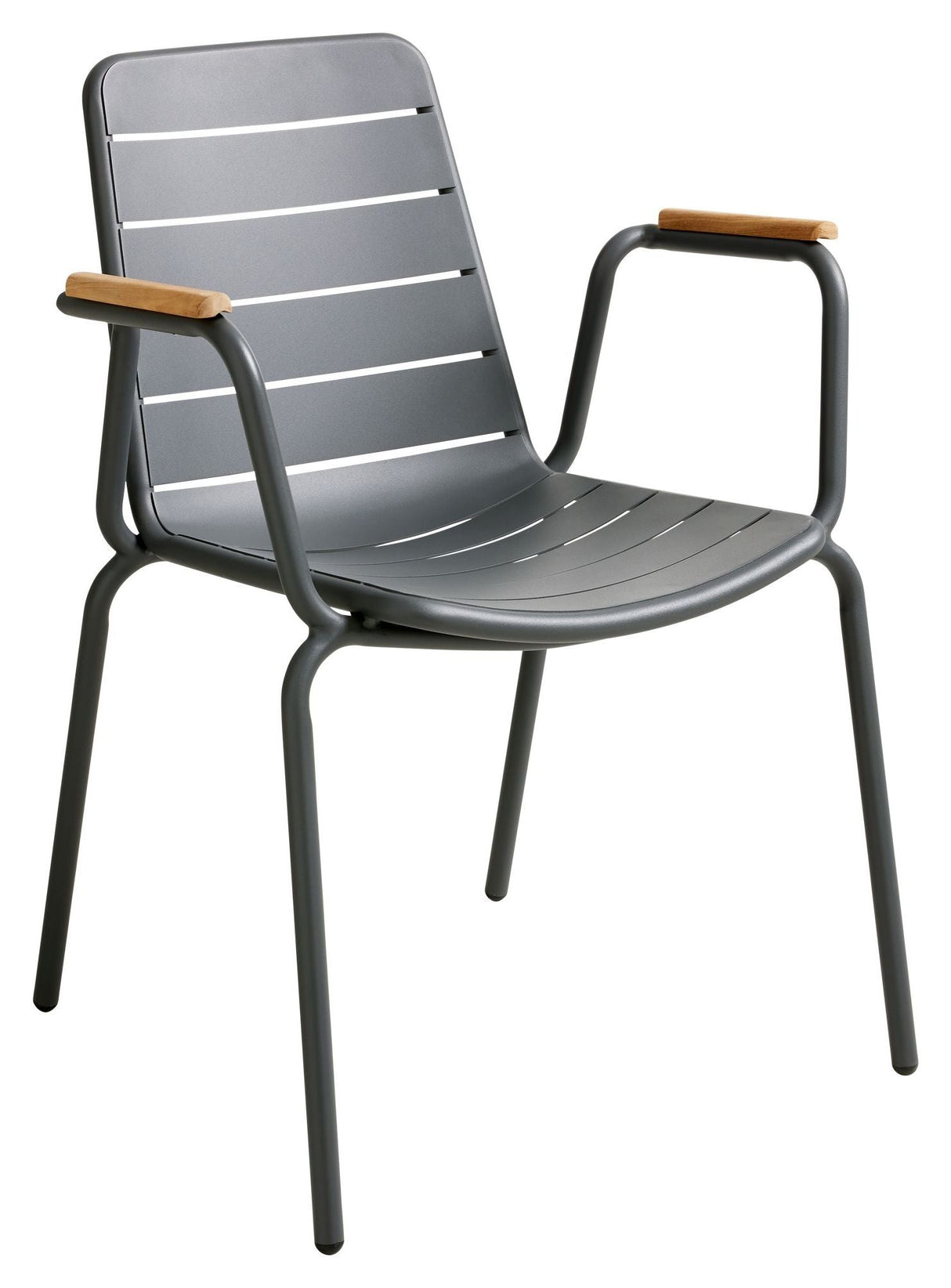 Parc chair, Anthracite/teak