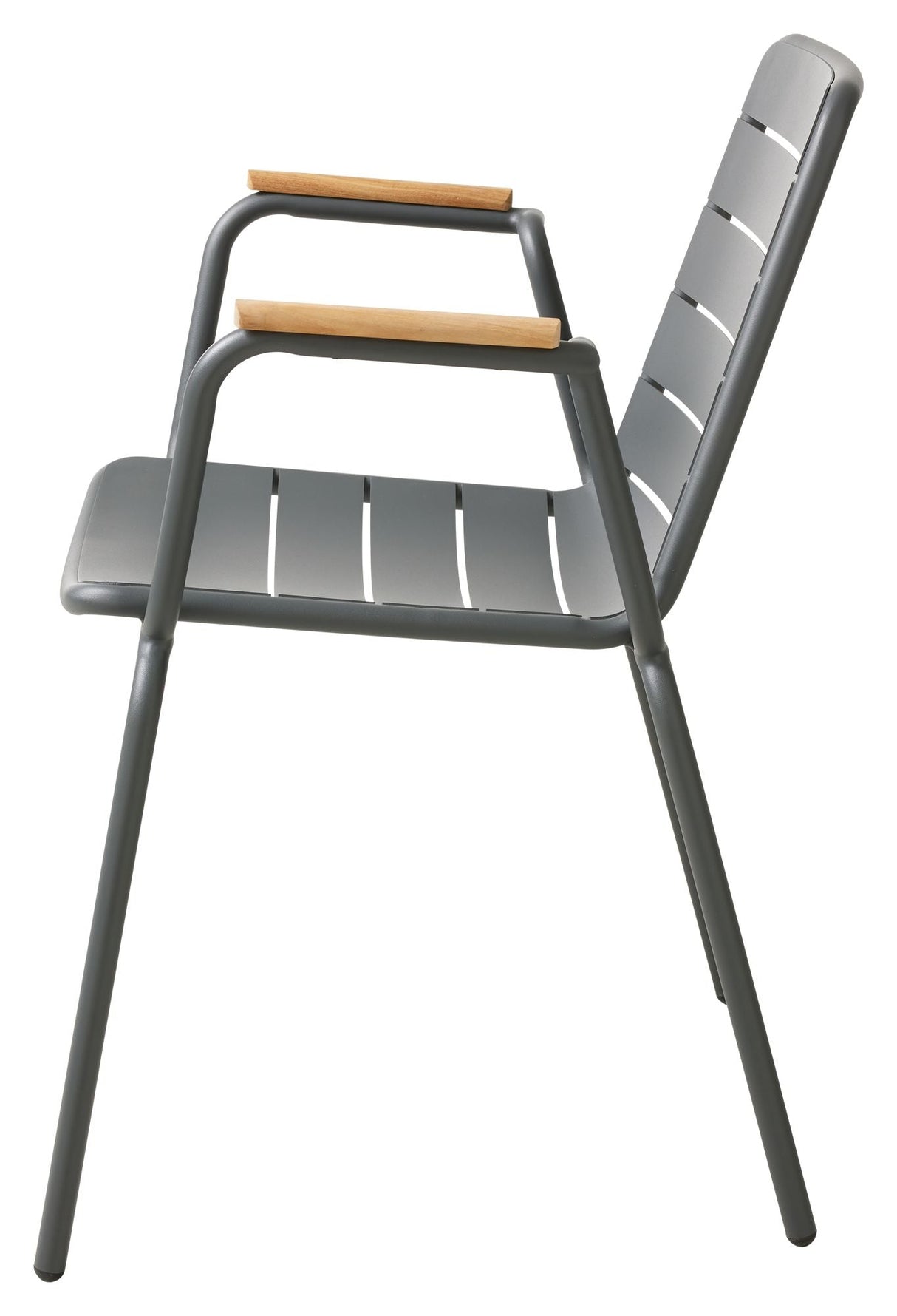 Parc chair, Anthracite/teak