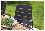 Parc chair, Anthracite/teak