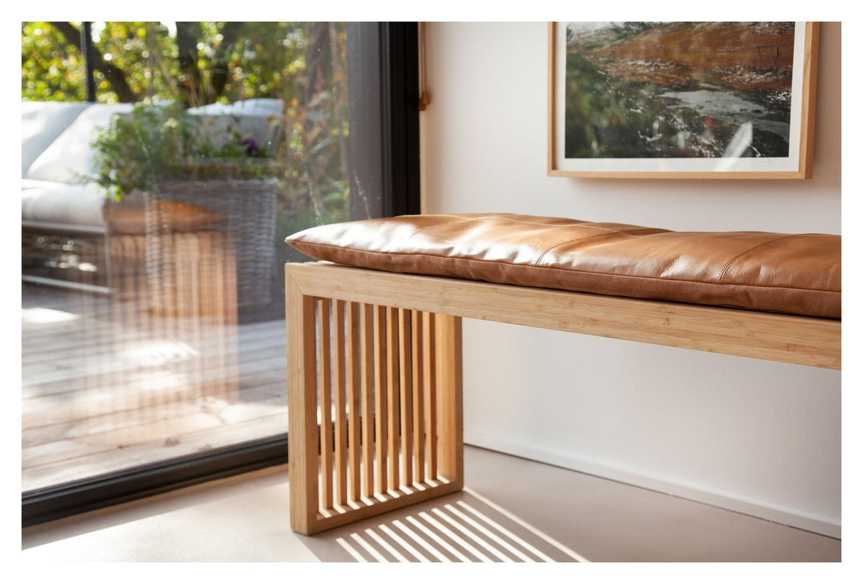 Rib Bench Bamboo, W:104cm