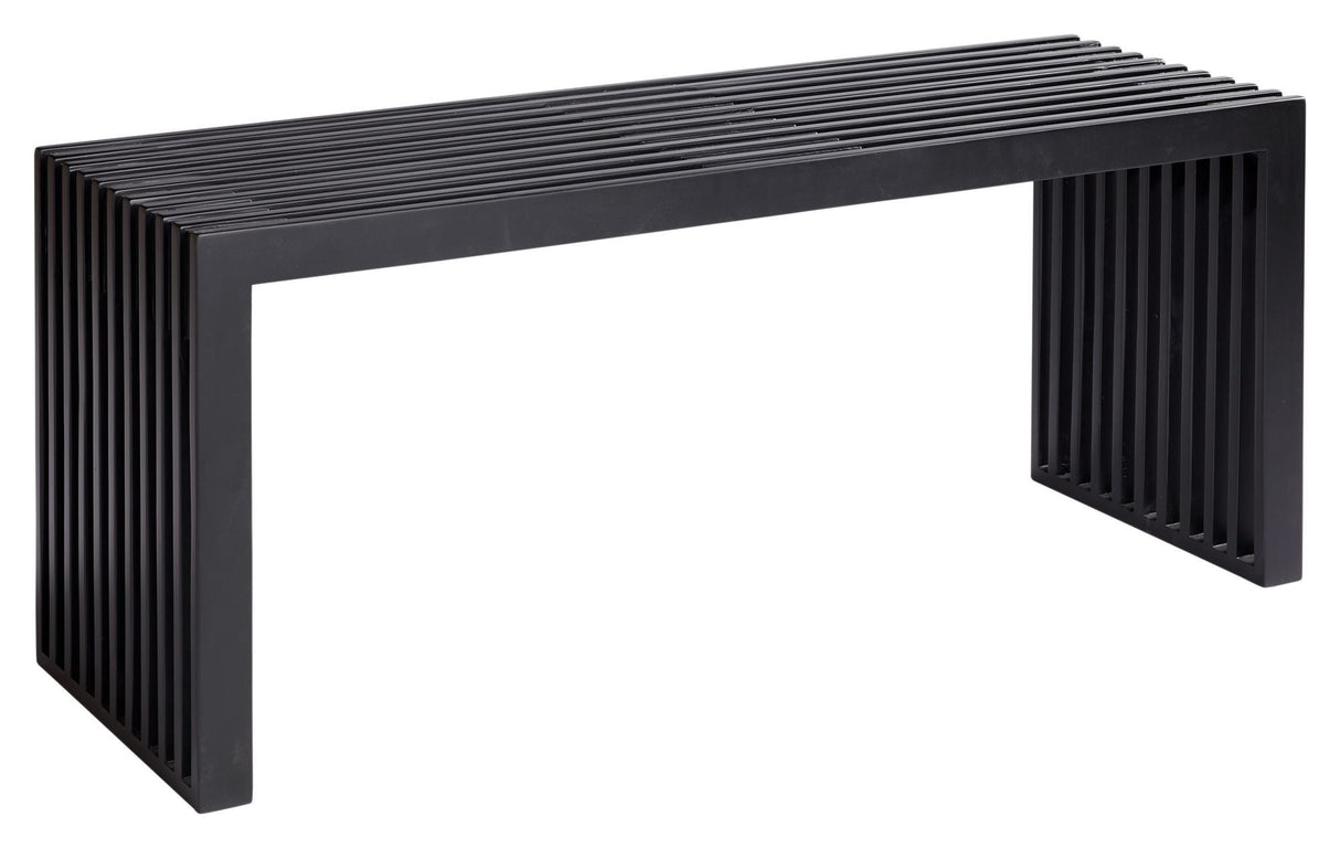 Rib Bench Mat Black Mahogany, W:104cm