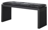 Rib Bench Mat Black Mahogany, W:104cm